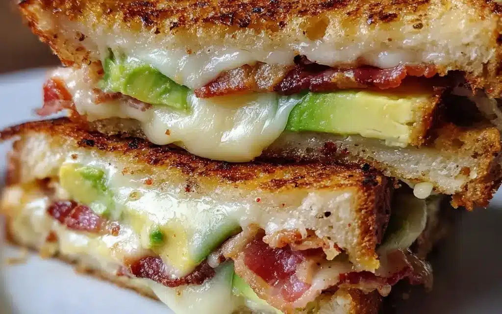 Bacon-Wrapped Avocado Grilled Cheese: A Mouthwatering Masterpiece