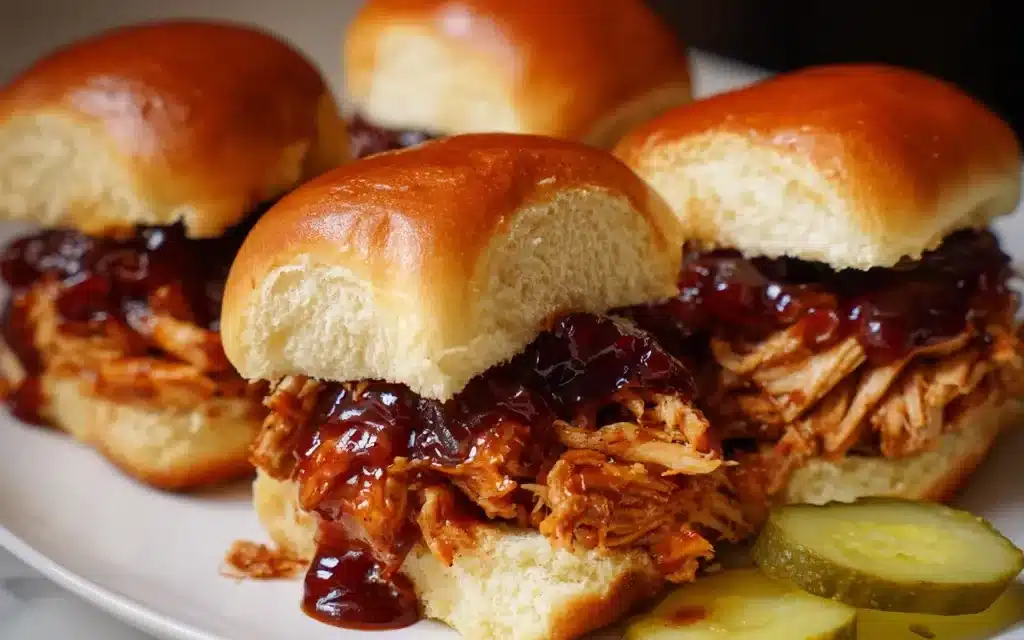 Cherry BBQ Chicken Sliders: A Perfect Family-Style Meal