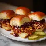 Cherry BBQ Chicken Sliders