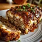 Crockpot French Onion Beefloaf