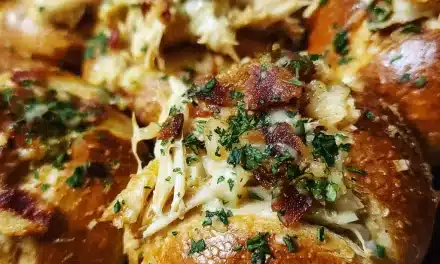 Garlic Butter Bacon Ranch Chicken Pretzel Bombs