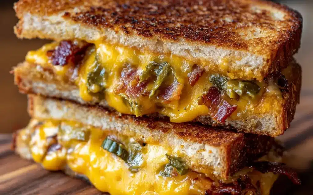 Pickle and Bacon Grilled Cheese: A Comforting Lunchtime Delight