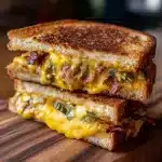 Pickle and Bacon Grilled Cheese