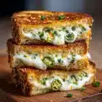 Spicy Jalapeño Popper Grilled Cheese