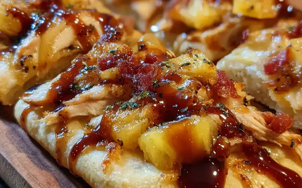 Teriyaki Bacon Chicken Pineapple Flatbread Bombs – A Flavorful Homemade Delight