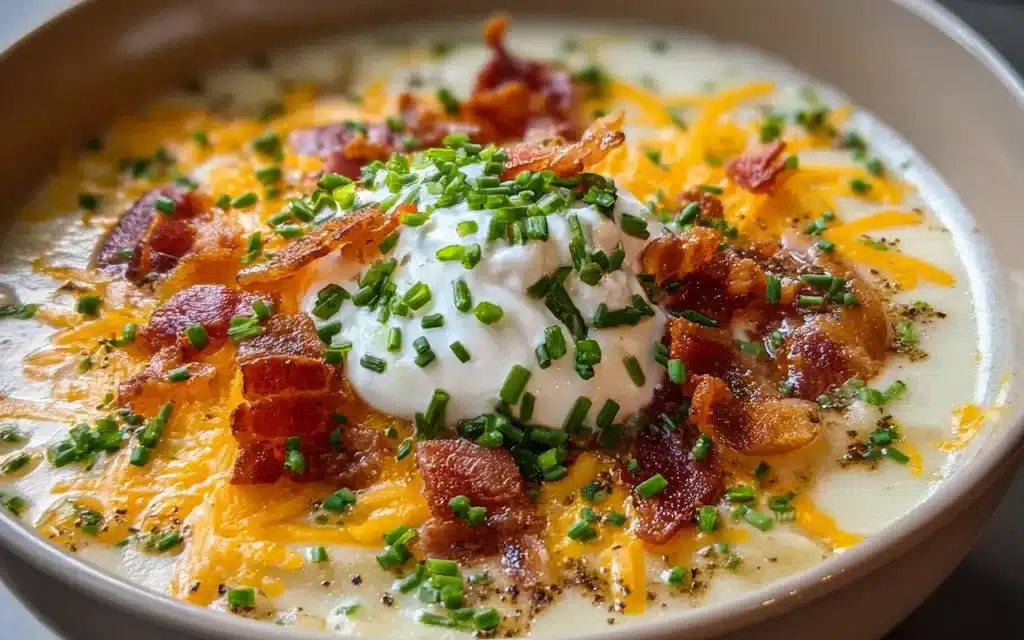 Heavenly Loaded Potato Soup – Quick and Comforting Recipe