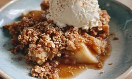 Scrumptious Apple Crisp Recipe With Oats: A Quick and Easy Dessert