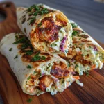 best BBQ Chicken Coleslaw Wraps
