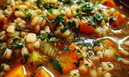 Barley Soup Recipe: Hearty and Wholesome in Just 30 Minutes