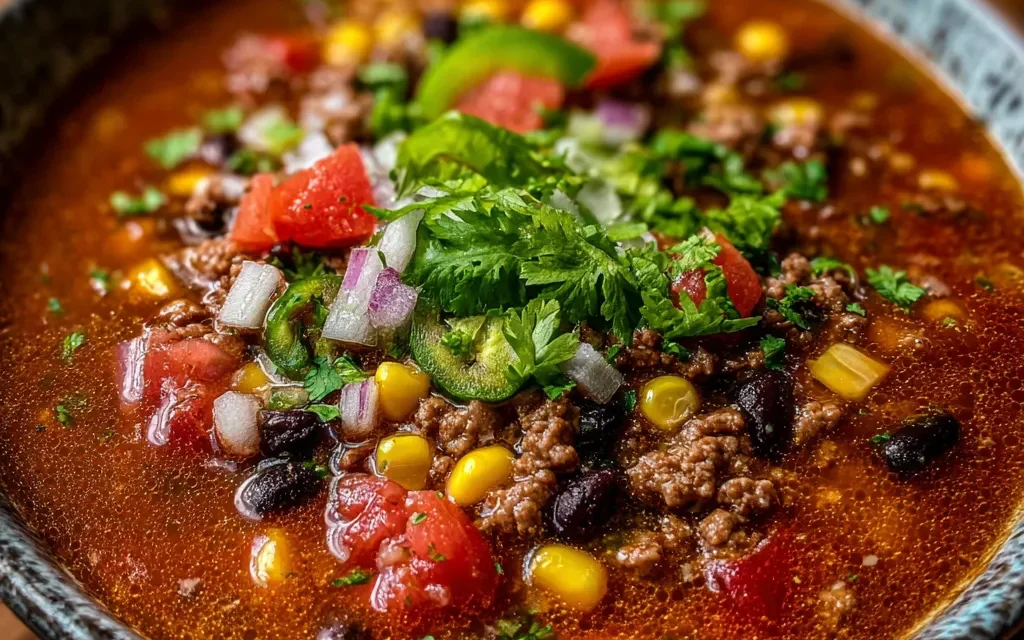 Beef Taco Soup: A Mouthwatering One-Pot Meal