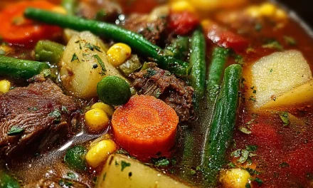 Grandma’s Beef Vegetable Soup Recipe: A Comforting Classic in 30 Minutes