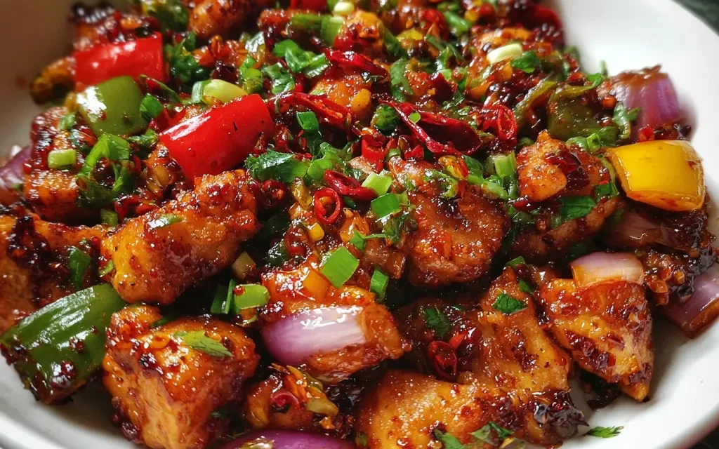 Chilli Chicken Dry: An Unforgettable 20-Minute Delight
