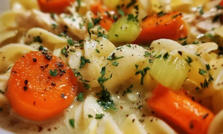 Creamy Chicken Noodle Soup – A Comforting Classic in 30 Minutes