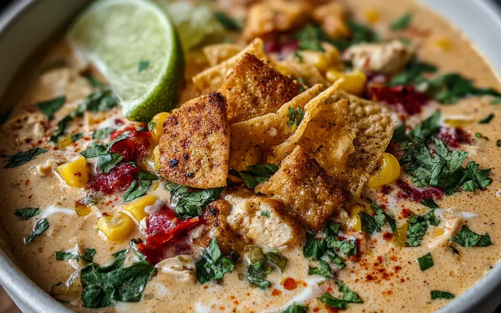 Creamy Chicken Taco Soup: A Delightful 30-Minute Meal