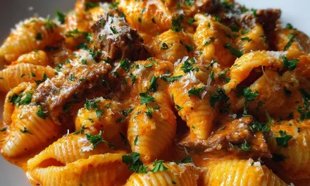 Grandma’s Creamy Paprika Steak Shells – A Comforting Classic