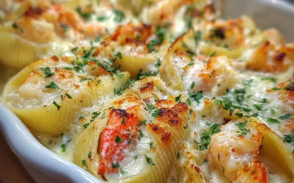 Creamy Seafood Stuffed Shells: A Perfect Restaurant-Quality Meal
