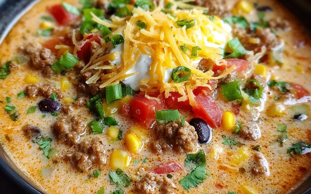 Creamy Taco Soup: A Heavenly Weeknight Dinner