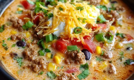 Creamy Taco Soup: A Heavenly Weeknight Dinner