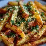 Crispy Garlic Parmesan Fries