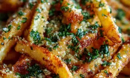 Crispy Garlic Parmesan Fries – Effortless Restaurant-Quality Treat