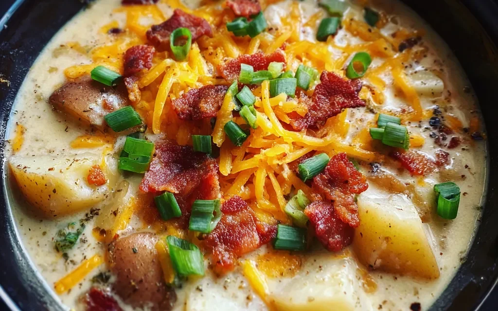 Crockpot Potato Soup – Comforting and Delicious