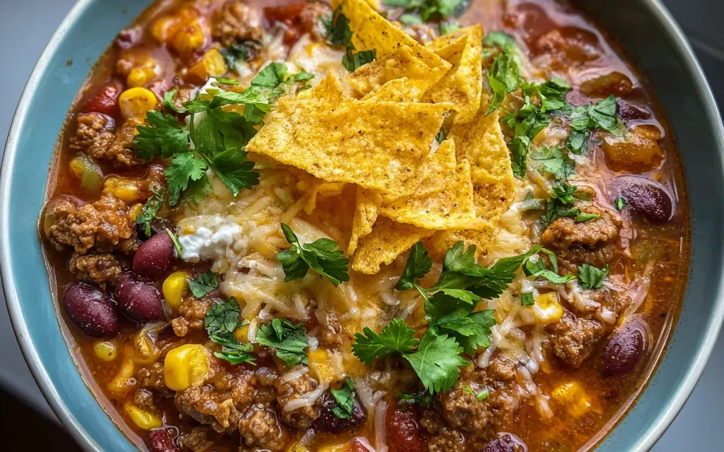 Crockpot Taco Soup: A Cozy and Flavorful Family Favorite
