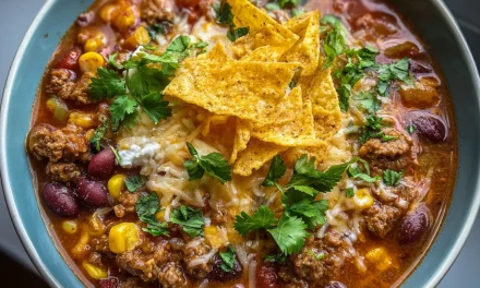 Crockpot Taco Soup: A Cozy and Flavorful Family Favorite