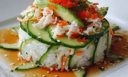Easy California Roll Cucumber Salad – A Refreshing Summertime Delight