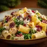 Feta & Cranberry Rigatoni Salad with Lemon Vinaigrette
