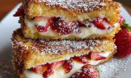 Fried Strawberry Cheesecake Sandwiches – A Delightful Dessert Ready in Minutes