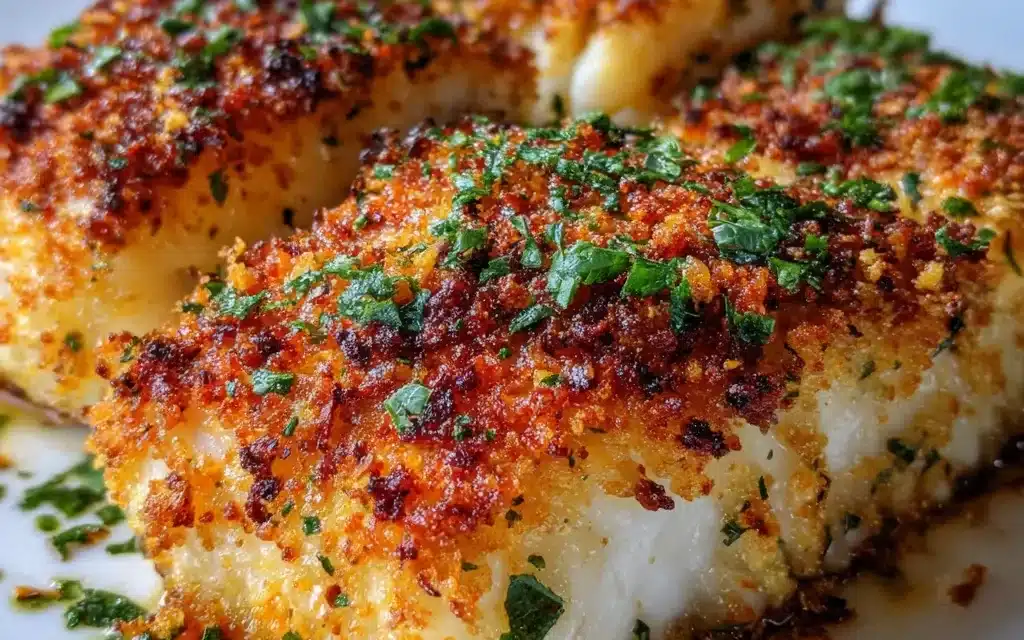 Garlic Parmesan Crusted Halibut: A Quick and Delicious Seafood Delight