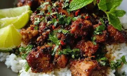 Ginger Lime Pork with Creamy Coconut Rice – An Incredible 30-Minute Meal