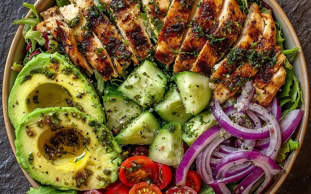 Grilled Chicken Avocado Salad – A Flavorful and Healthy Meal