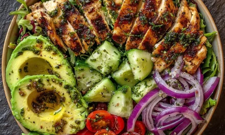 Grilled Chicken Avocado Salad – A Flavorful and Healthy Meal