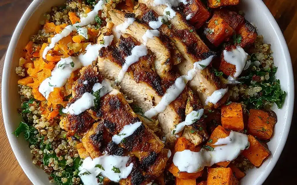 Grilled Chicken & Sweet Potato Bowl: A Quick and Delicious Weeknight Meal