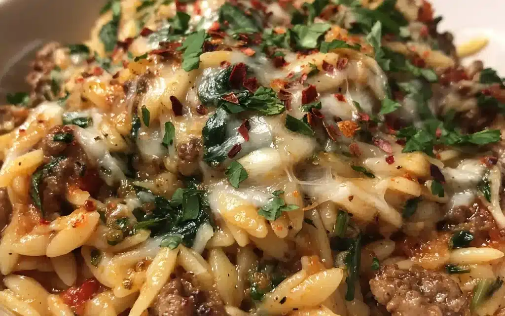 Ground Beef Orzo: A Heavenly One-Pot Dinner Ready in 30 Minutes