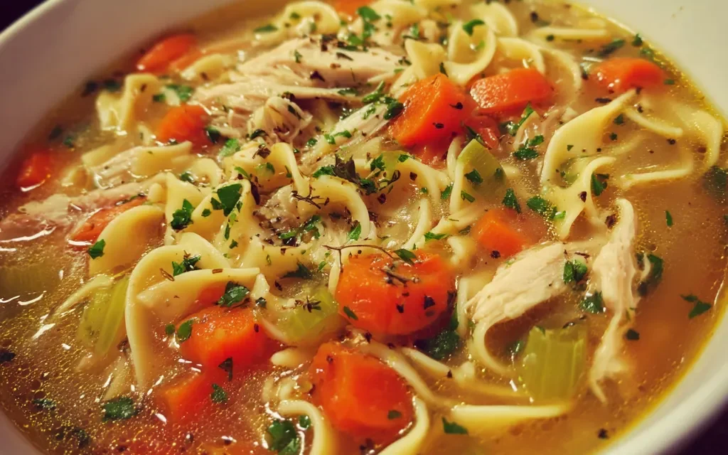 Healthy Chicken Noodle Soup: A Heavenly Homemade Delight