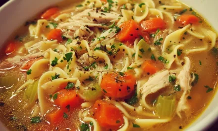 Healthy Chicken Noodle Soup: A Heavenly Homemade Delight