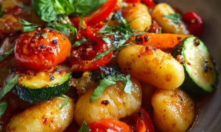 Italian Gnocchi with Summer Vegetables: A Delightful Seasonal Delight