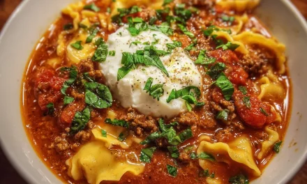 Lasagna Soup Crockpot: An Easy and Hearty Family Favorite