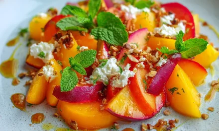 Millionaire Peach Salad Recipe: A Heavenly Summer Delight