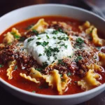 One Pot Lasagna Soup