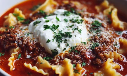 One Pot Lasagna Soup: A Simple, Comforting Classic