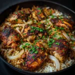 One Pot Shawarma Chicken And Rice