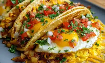 Potato, Egg, and Cheese Breakfast Tacos