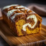 Pumpkin Bread With Cream Cheese