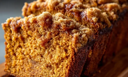 Pumpkin Bread With Streusel Topping: A Delightful Autumn Delight