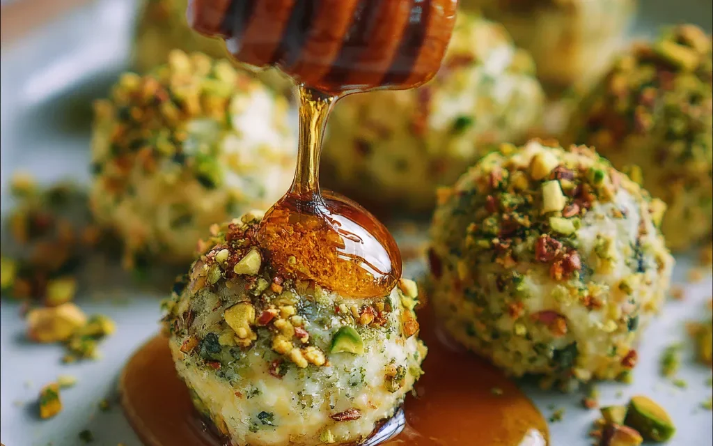 Ricotta Pistachio Honey Bites: A Quick and Delightful Treat
