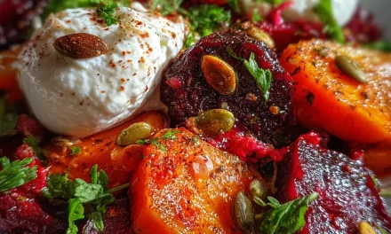 Roasted Beets and Carrots Salad with Burrata: A Heavenly 20-Minute Delight