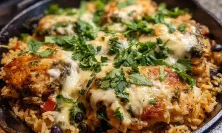 Salsa Verde Chicken & Rice Skillet: A Speedy, Flavorful Weeknight Meal